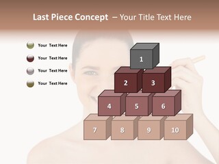 Nude Cut Out Freshness PowerPoint Template