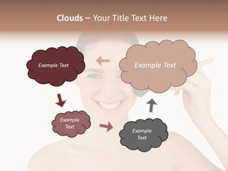 Nude Cut Out Freshness PowerPoint Template