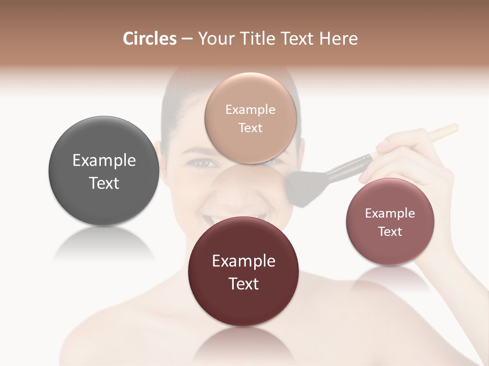 Nude Cut Out Freshness PowerPoint Template