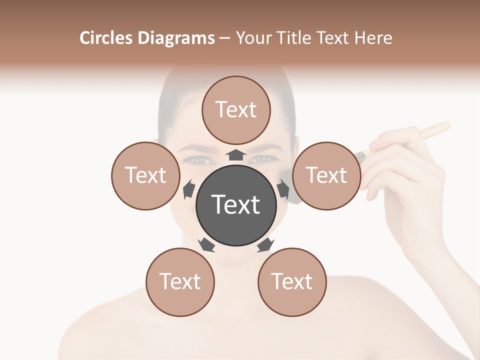 Nude Cut Out Freshness PowerPoint Template