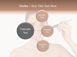 Nude Cut Out Freshness PowerPoint Template