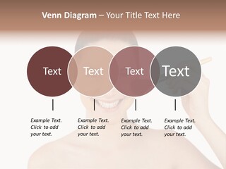 Nude Cut Out Freshness PowerPoint Template