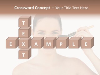 Nude Cut Out Freshness PowerPoint Template