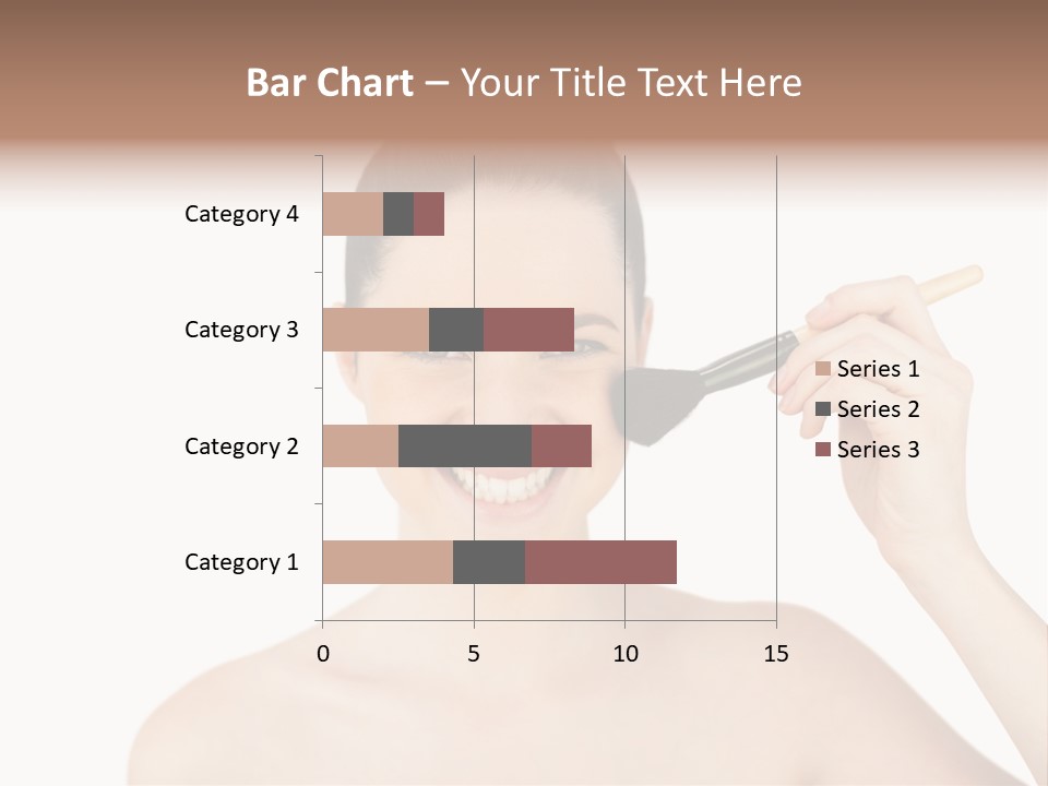 Nude Cut Out Freshness PowerPoint Template