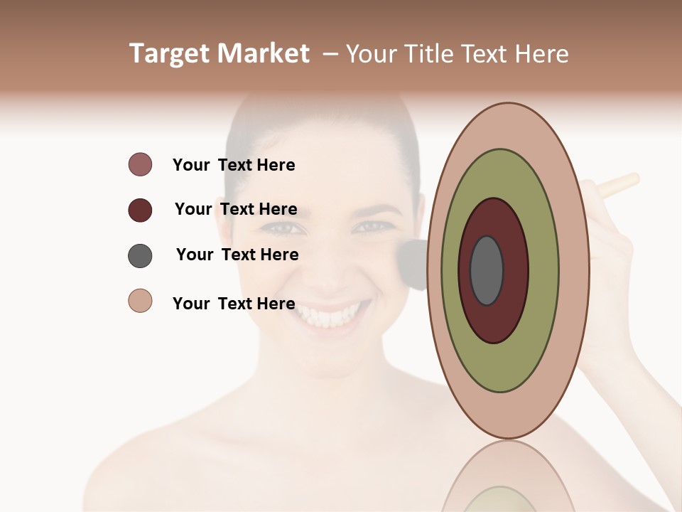 Nude Cut Out Freshness PowerPoint Template