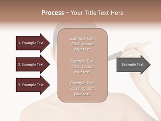 Nude Cut Out Freshness PowerPoint Template