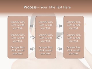 Nude Cut Out Freshness PowerPoint Template