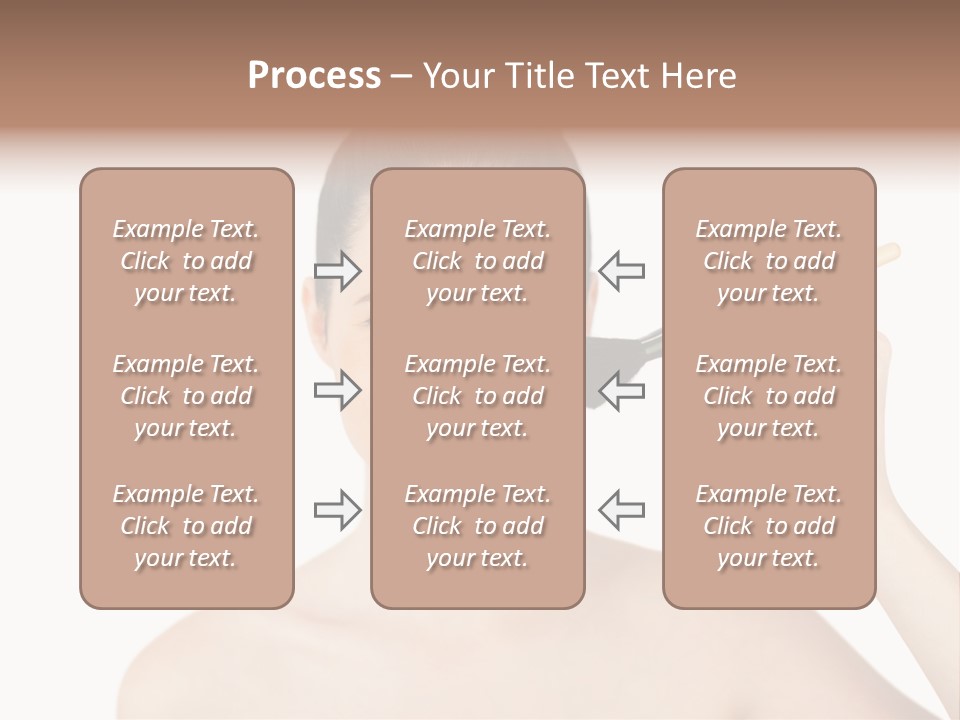 Nude Cut Out Freshness PowerPoint Template