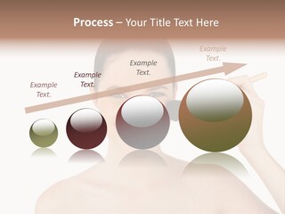 Nude Cut Out Freshness PowerPoint Template