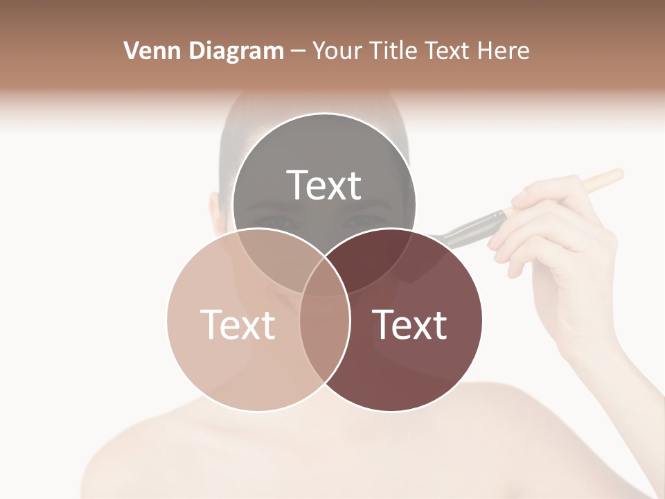 Nude Cut Out Freshness PowerPoint Template