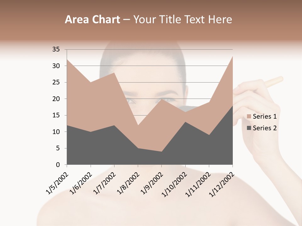 Nude Cut Out Freshness PowerPoint Template