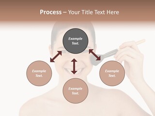 Nude Cut Out Freshness PowerPoint Template