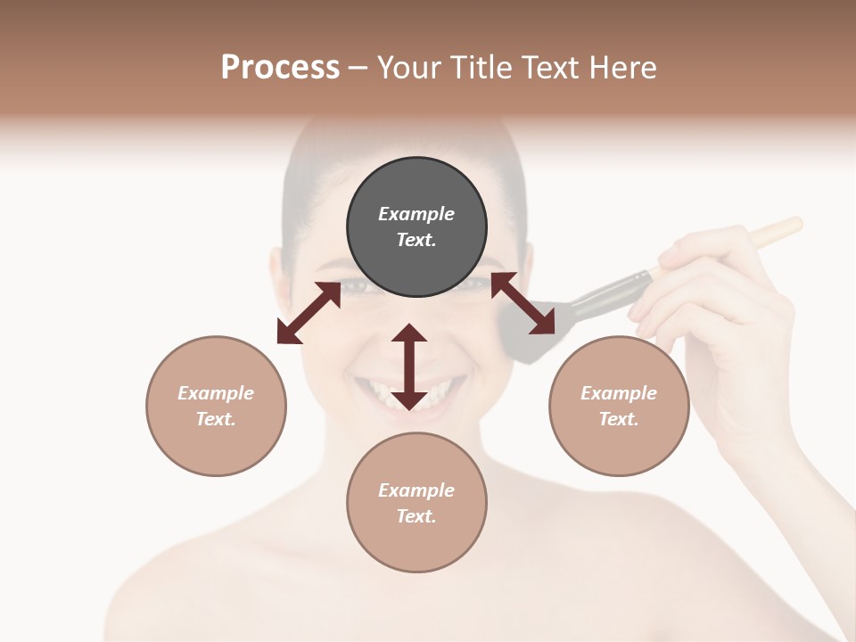 Nude Cut Out Freshness PowerPoint Template