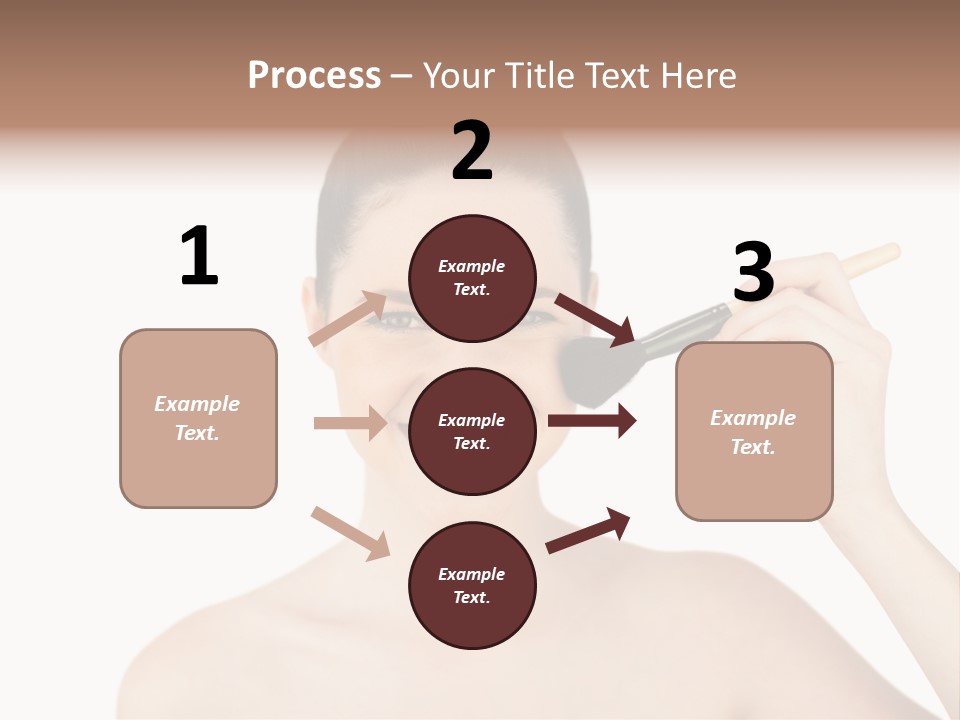 Nude Cut Out Freshness PowerPoint Template