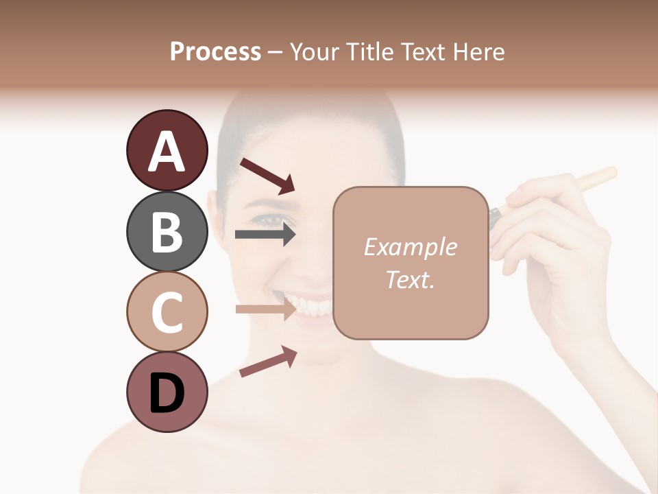 Nude Cut Out Freshness PowerPoint Template
