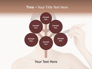 Nude Cut Out Freshness PowerPoint Template