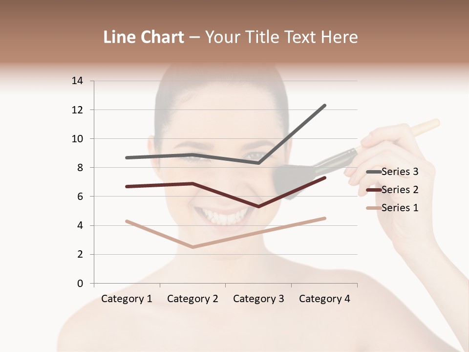 Nude Cut Out Freshness PowerPoint Template