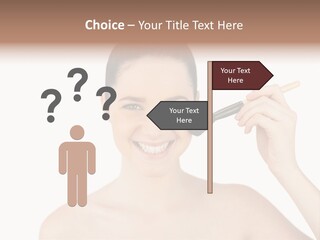 Nude Cut Out Freshness PowerPoint Template