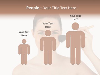 Nude Cut Out Freshness PowerPoint Template