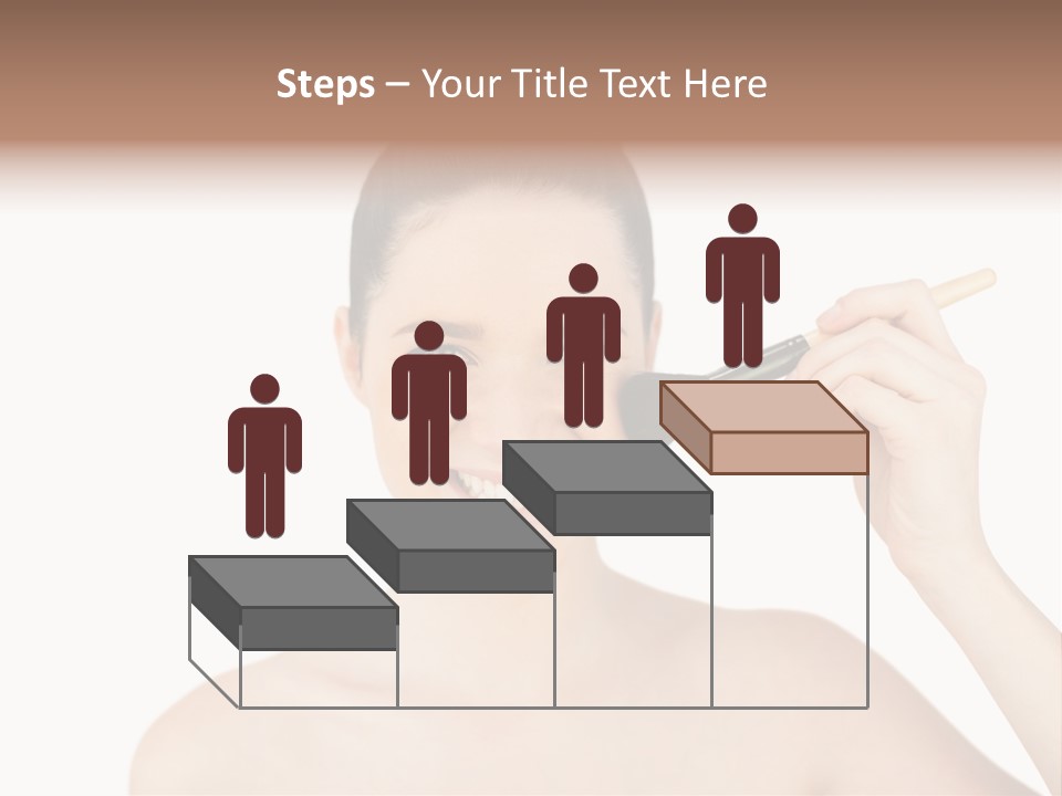 Nude Cut Out Freshness PowerPoint Template