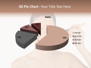 Nude Cut Out Freshness PowerPoint Template