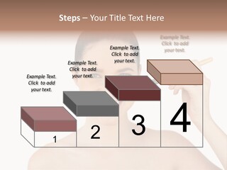 Nude Cut Out Freshness PowerPoint Template