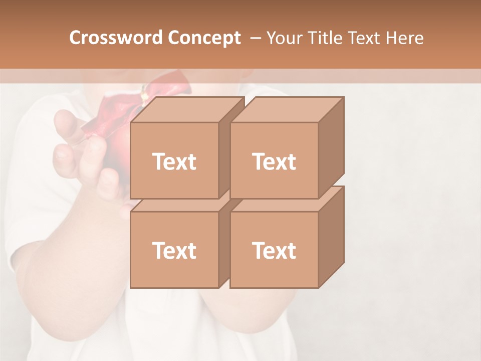 Cute Present New PowerPoint Template