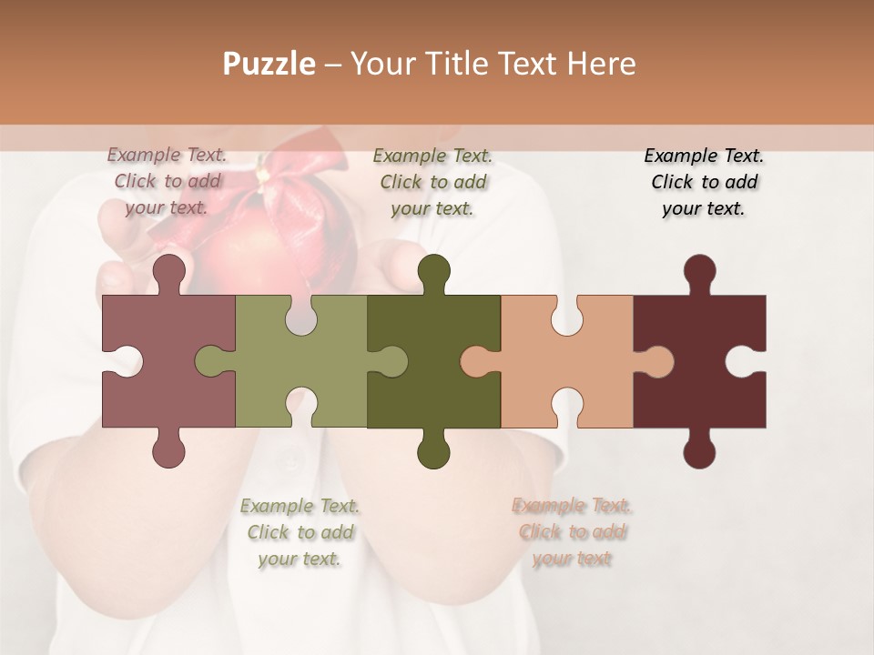 Cute Present New PowerPoint Template