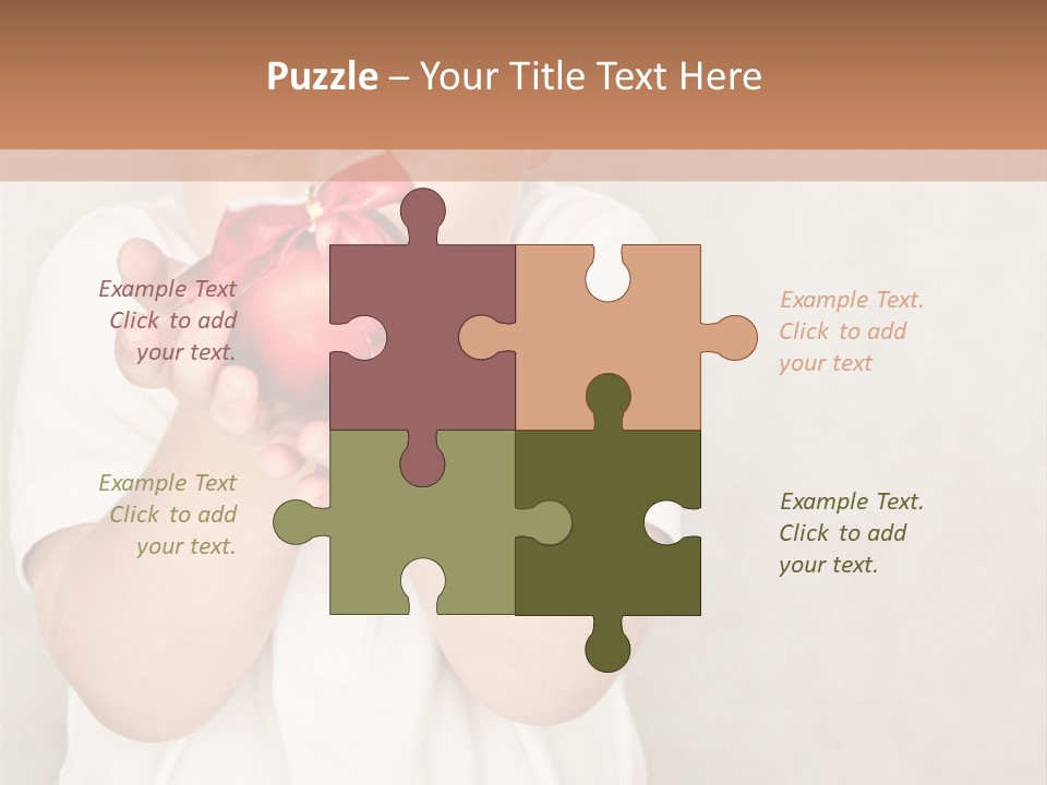Cute Present New PowerPoint Template