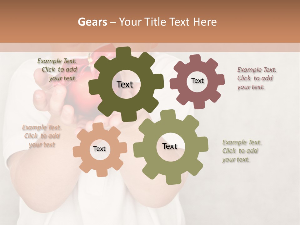 Cute Present New PowerPoint Template