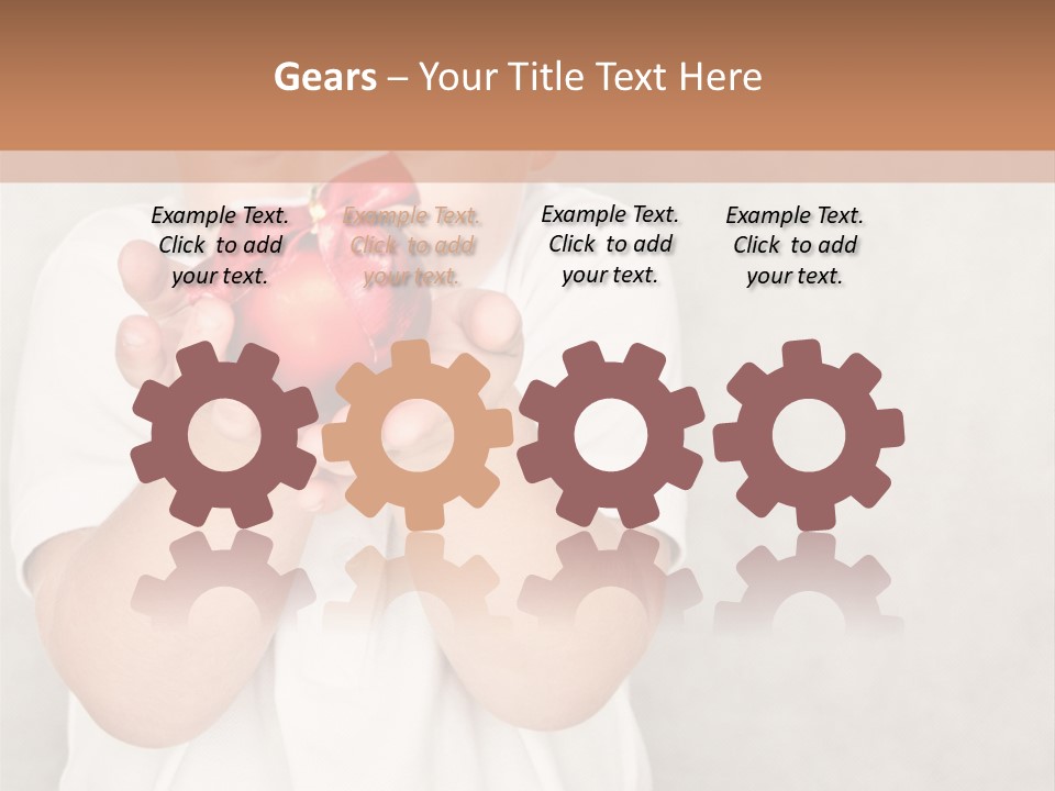 Cute Present New PowerPoint Template