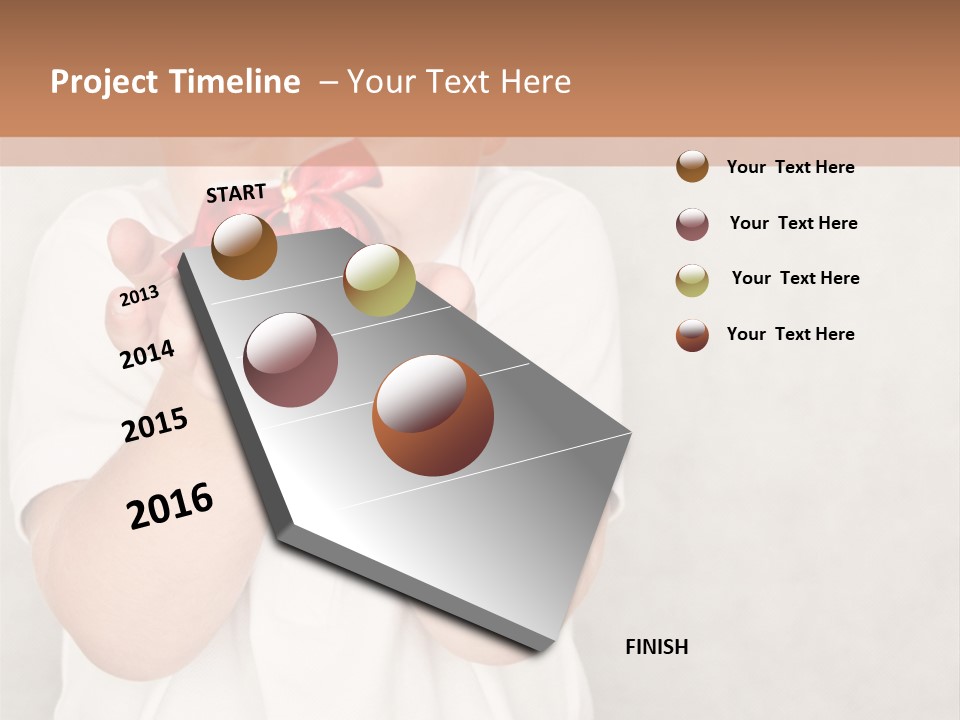 Cute Present New PowerPoint Template
