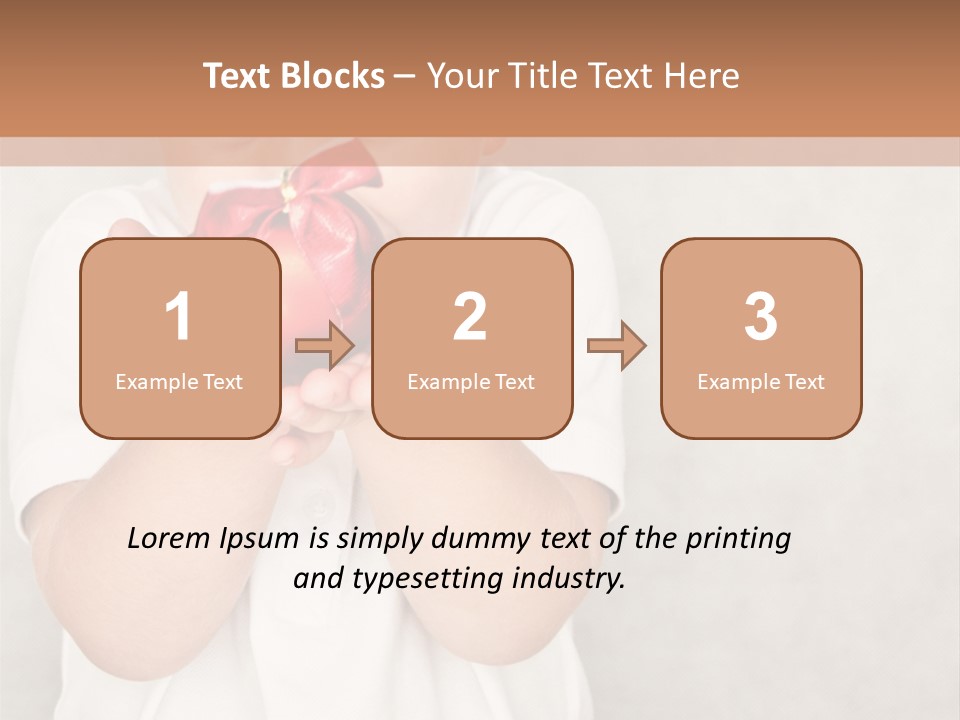 Cute Present New PowerPoint Template