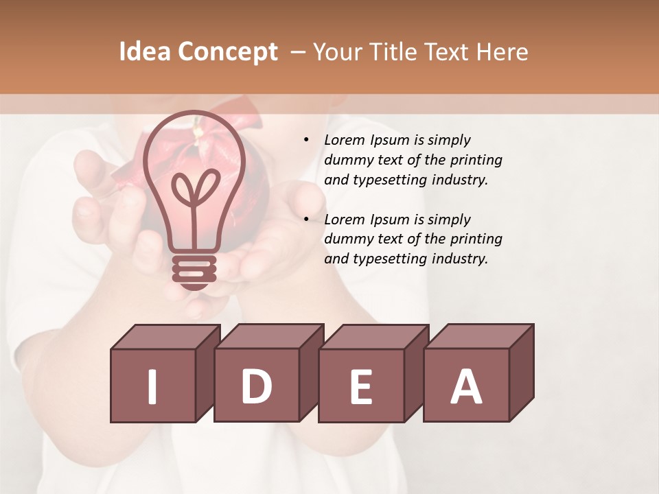 Cute Present New PowerPoint Template