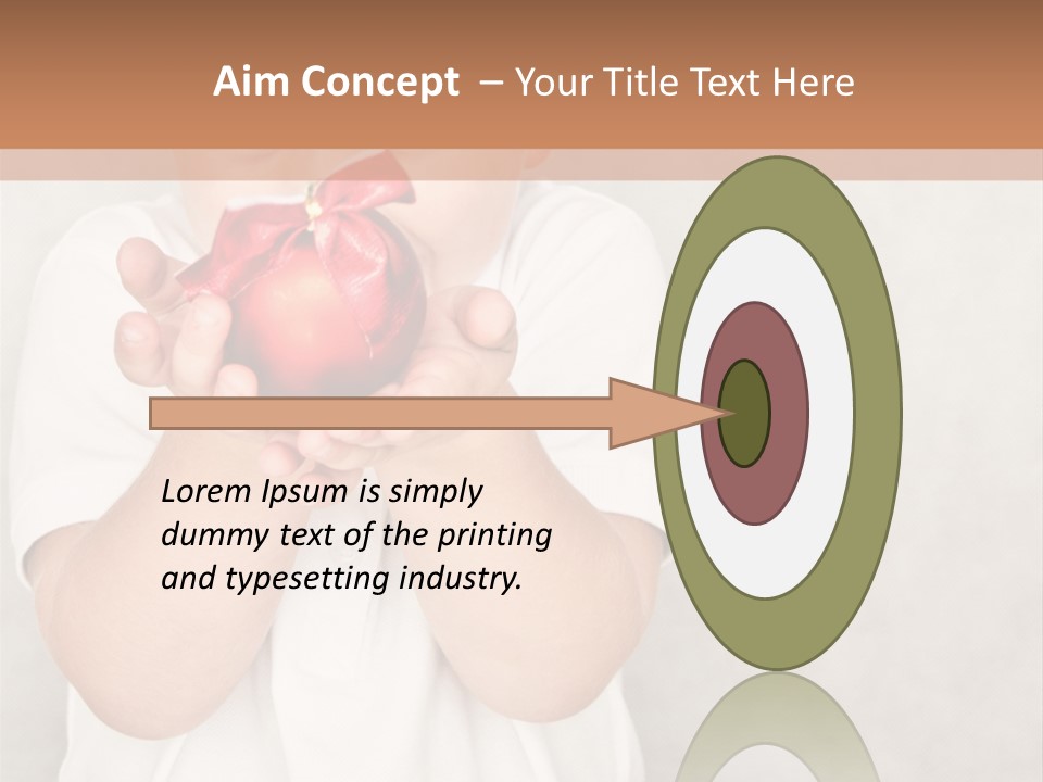 Cute Present New PowerPoint Template