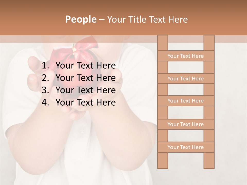 Cute Present New PowerPoint Template