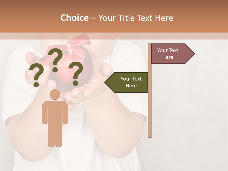 Cute Present New PowerPoint Template