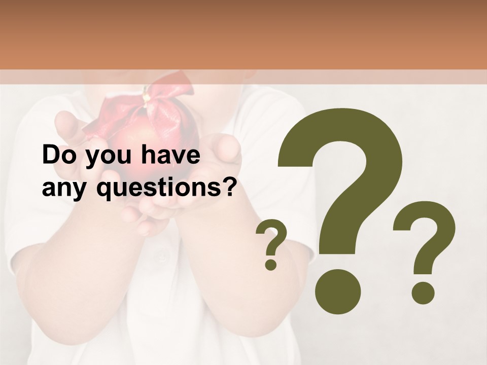 Cute Present New PowerPoint Template