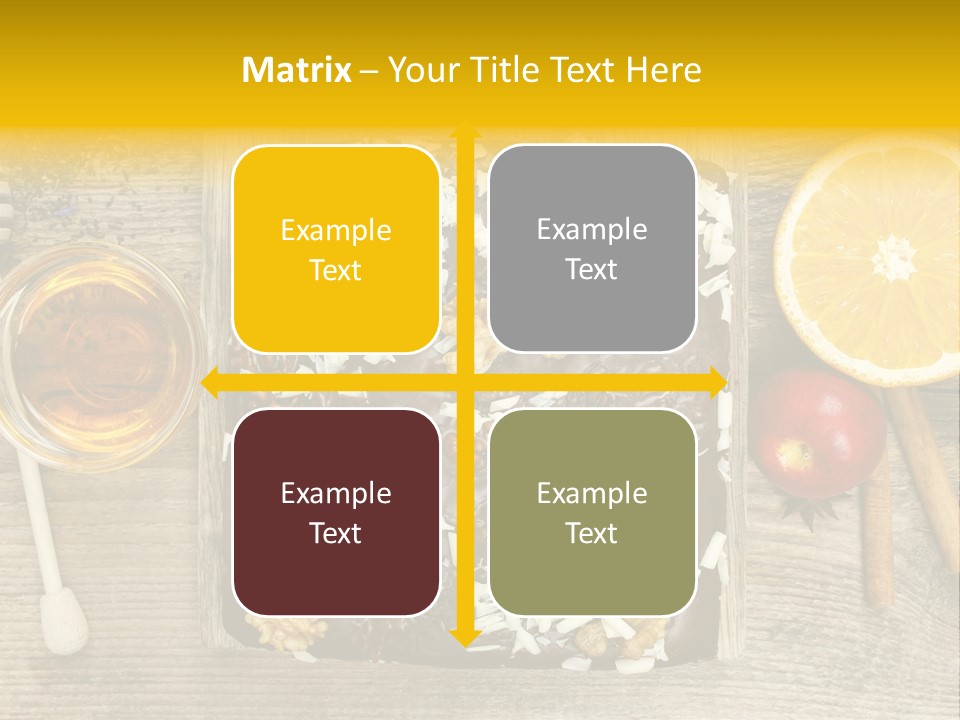 Brownie Cocoa Cake PowerPoint Template