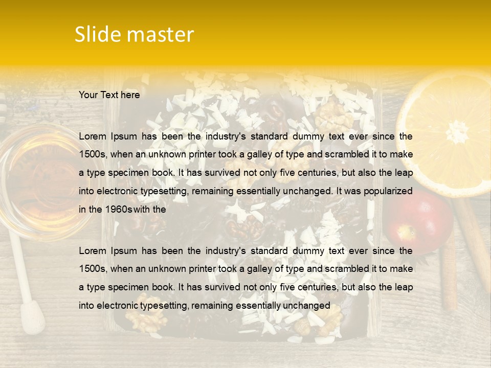 Brownie Cocoa Cake PowerPoint Template