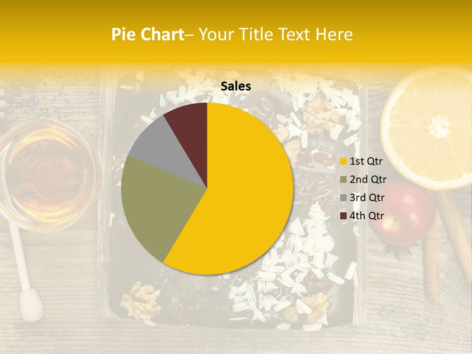 Brownie Cocoa Cake PowerPoint Template