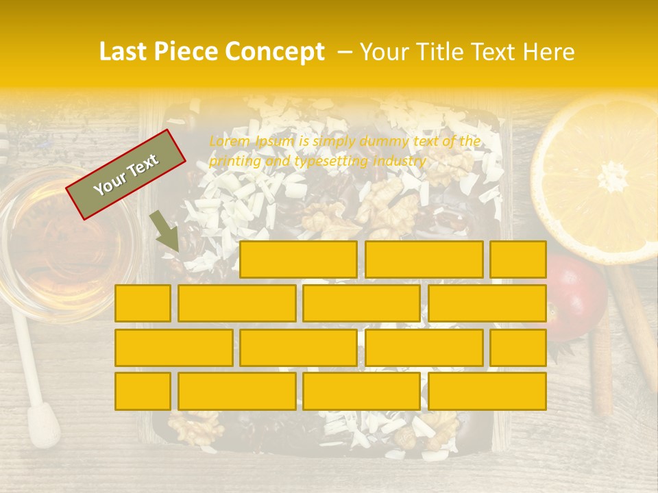 Brownie Cocoa Cake PowerPoint Template