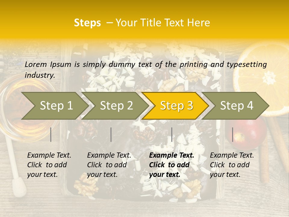 Brownie Cocoa Cake PowerPoint Template