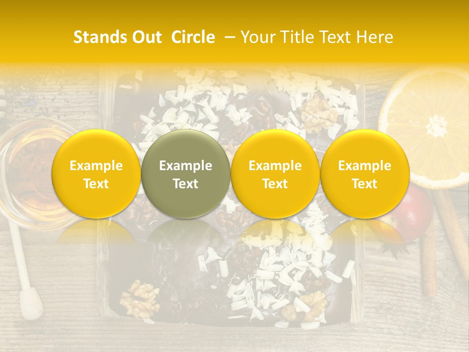 Brownie Cocoa Cake PowerPoint Template