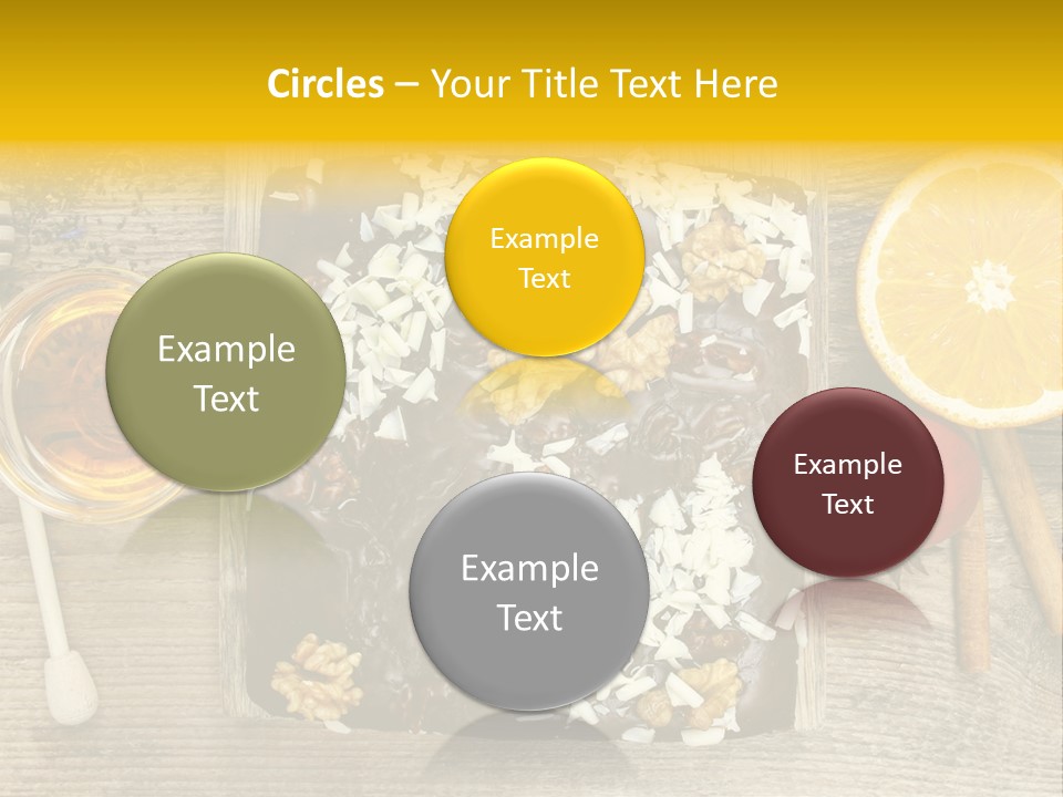 Brownie Cocoa Cake PowerPoint Template