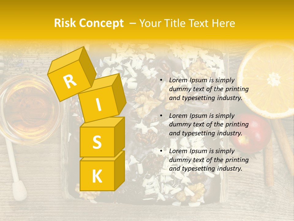 Brownie Cocoa Cake PowerPoint Template