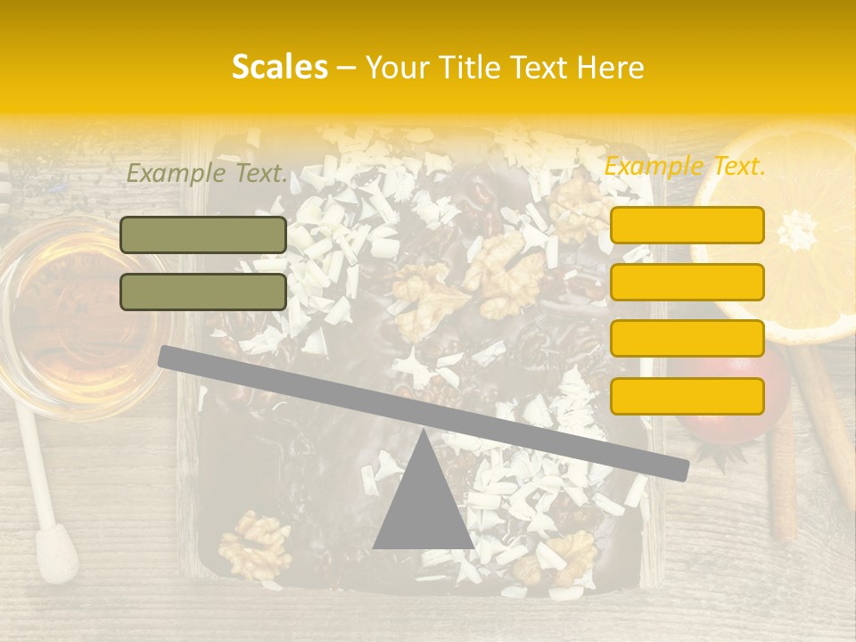 Brownie Cocoa Cake PowerPoint Template