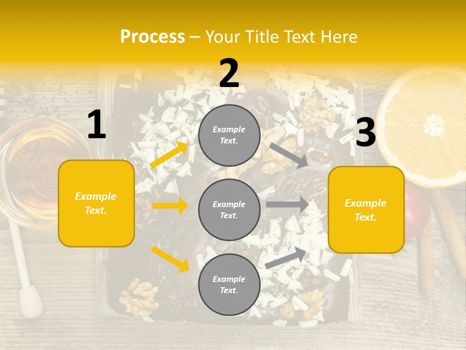 Brownie Cocoa Cake PowerPoint Template
