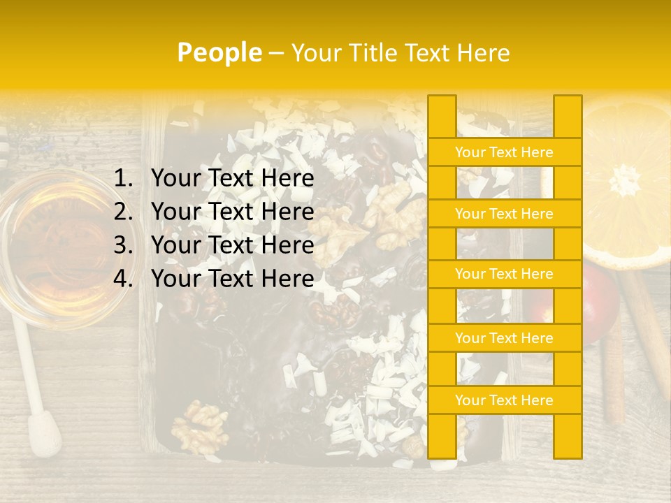 Brownie Cocoa Cake PowerPoint Template