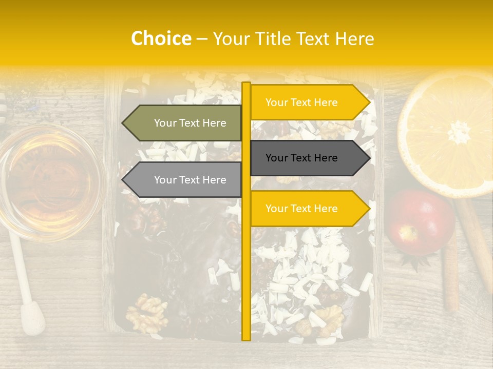 Brownie Cocoa Cake PowerPoint Template